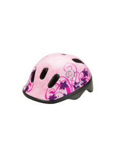 BikeFun Ducky pink gyermek kerékpáros fejvédő XS (44-48)