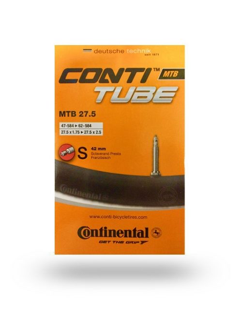 Continental MTB 27.5x1.75-2.5 (47/62-584) S42 presta szelepes kerékpár gumitömlő
