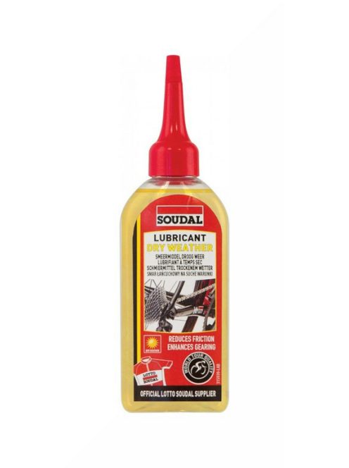 Soudal Dry Weather (száraz időben) kerékpár lánc kenőolaj 100ml