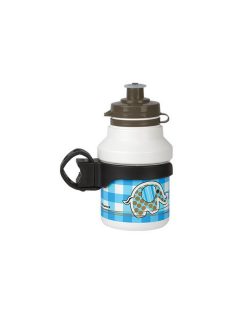   Polisport Elephant gyermek kerékpáros kulacs+tartó 350ml átlátszó