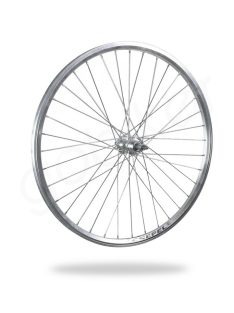   Kerékpár fűzött hátsó kerék 26 MTB (559) DF alu felni ezüst, alu agy