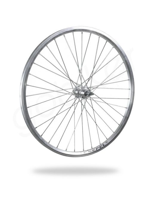 Kerékpár fűzött hátsó kerék 26 MTB (559) DF alu felni ezüst, alu agy