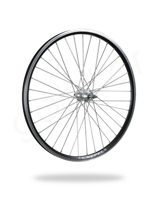 Kerékpár fűzött hátsó kerék 26 MTB (559) DF alu felni fekete, alu agy