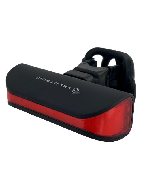 Velotech Pro Narro USB tölthető kerékpár hátsó lámpa 120Lm