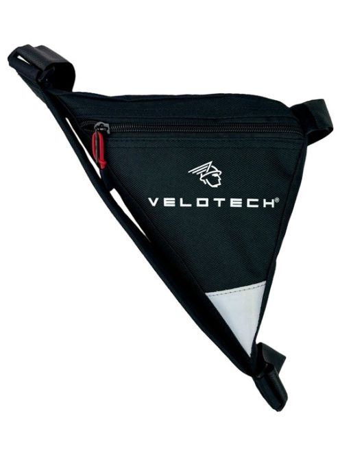 Velotech kerékpár háromszög váztáska fekete