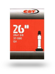   CST 26x1 3/8 (37-590) DV (GV) normál szelepes kerékpár gumitömlő
