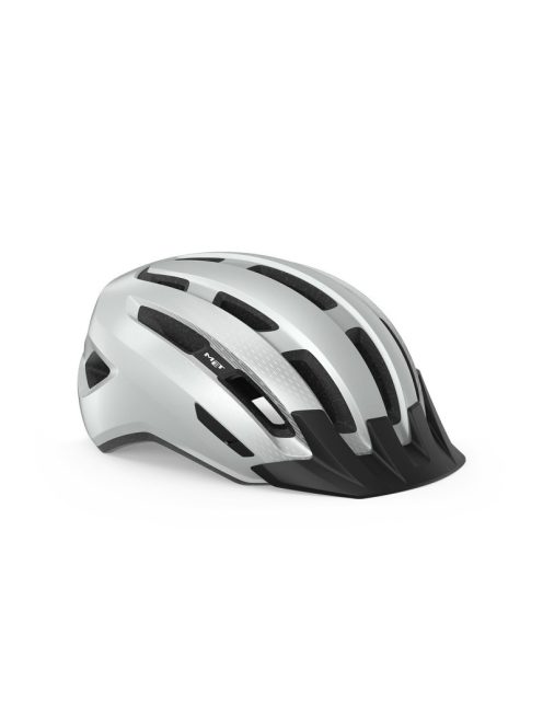 MET Downtown kerékpáros fejvédő fényes fehér M 52-58 cm