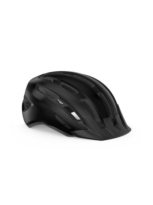 MET Downtown kerékpáros fejvédő fényes fekete M 52-58 cm