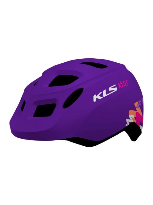 Kellys KLS Zigzag 22 purple gyermek kerékpáros fejvédő S (50-55cm)