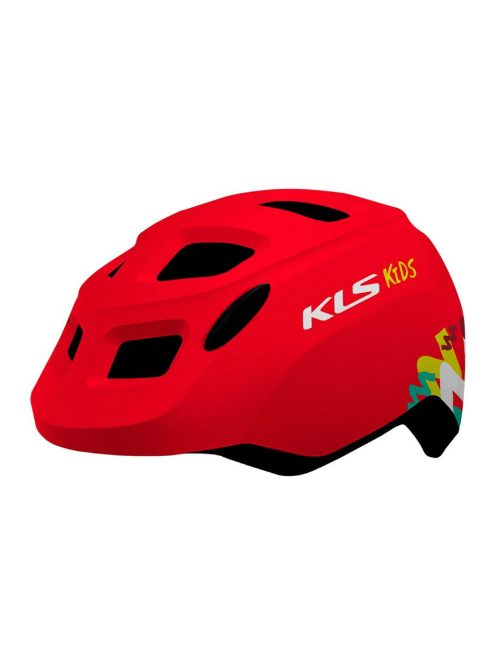 Kellys KLS Zigzag 22 red gyermek kerékpáros fejvédő S (50-55cm)