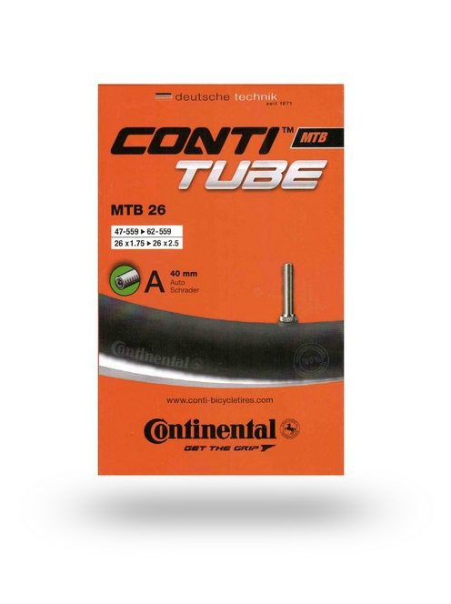 Continental MTB 26x1.75-2.50 (47/62-559) AV40 autó szelepes kerékpár gumitömlő