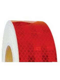 3M öntapadós fényvisszaverő reflexszalag 55mm piros