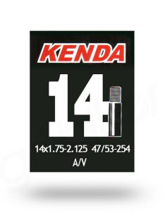   Kenda 14x1.75-2.125 (47/53-254) AV autó szelepes kerékpár gumitömlő