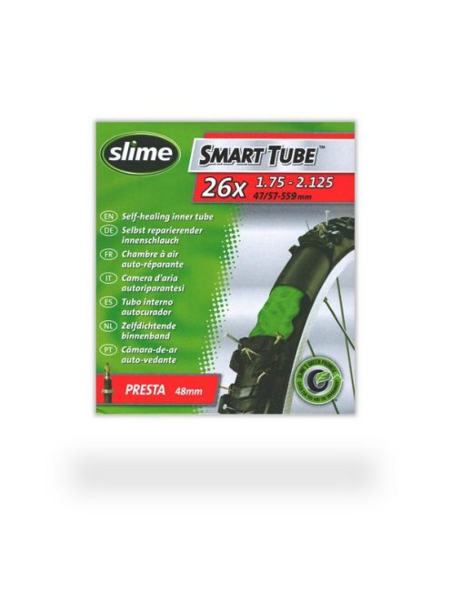 Slime 26x1.75-2.125 (47/57-559) FV presta szelepes kerékpár gumitömlő