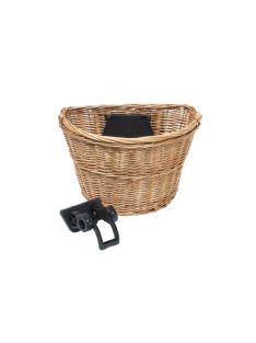Fonott kerékpár első kosár konzolos (levehető) barna