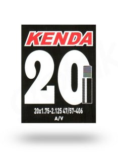   Kenda 20x1.75-2.125 (47/57-406) AV autó szelepes kerékpár gumitömlő