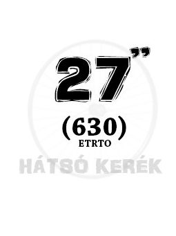27 coll hátsó kerék (630)