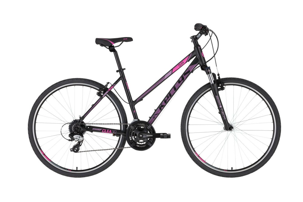 Kellys Clea 30 black-pink női Cross kerékpár M